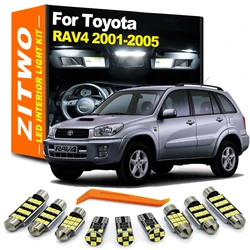 ZITWO 8Pcs No Error Canbus For Toyota RAV4 2001 2002 2003 2004 2005 LED Bulb Interior Light Kit Reading Plate Luggage Lamp