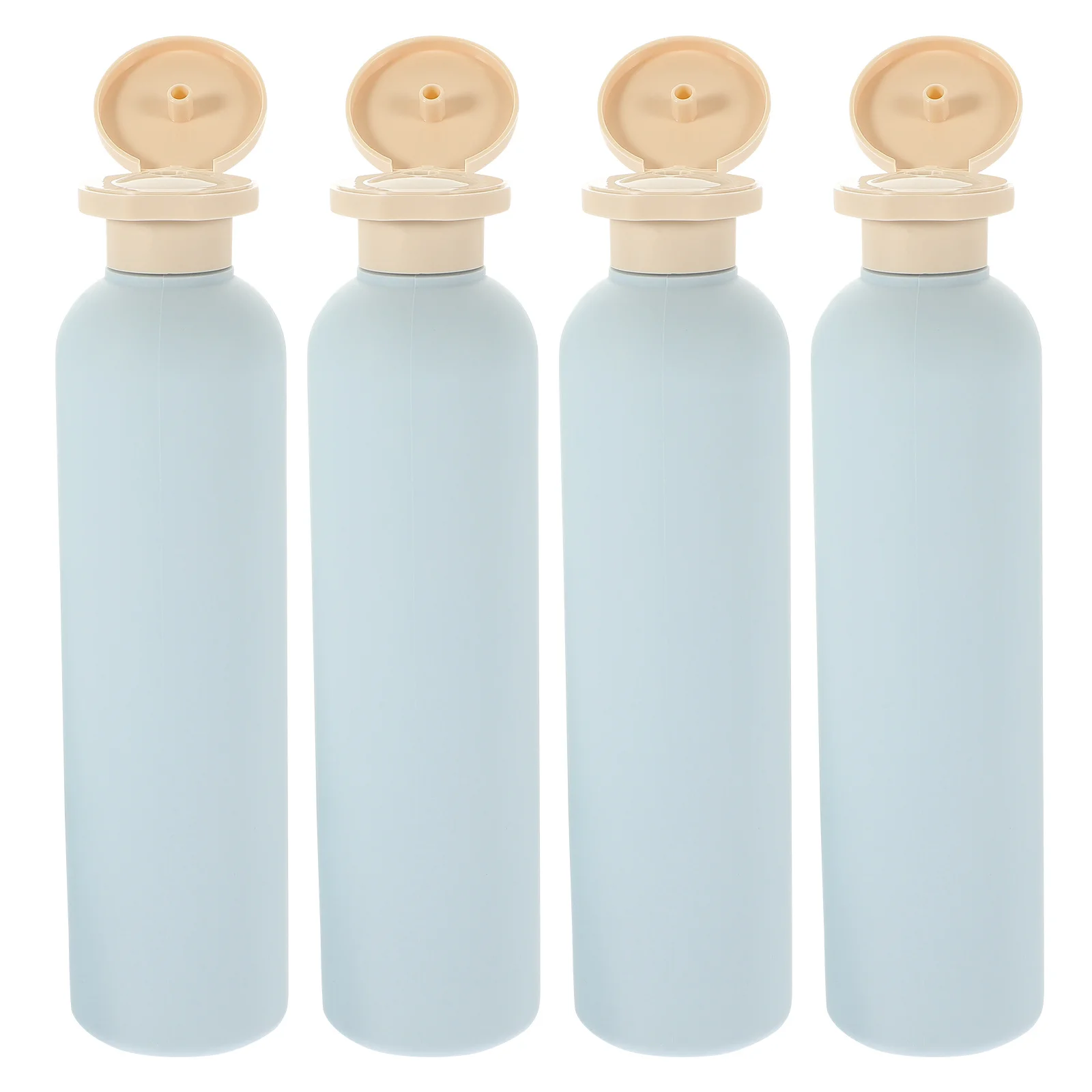 4 pcs Lotion Bottles 100Ml Empty Plastic Shampoo Dispenser Travel Reusable For Body Wash Liquid Soap Home Use Refillable Plastic