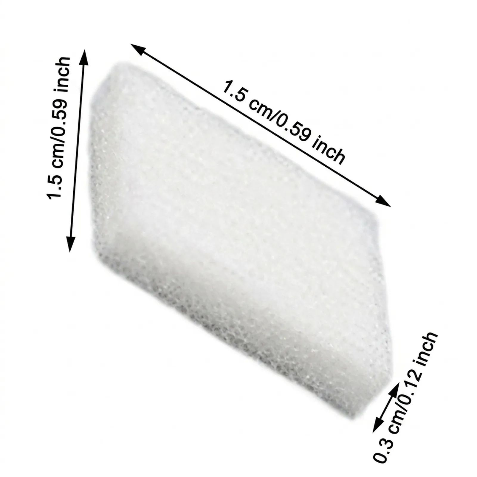 White Aroma Cotton Pad Compatible with For Aroeve For MK01 Humidifier Air Purifier Scent Sheet 1.5x1.5x0.3cm 3x2.2x0.3cm