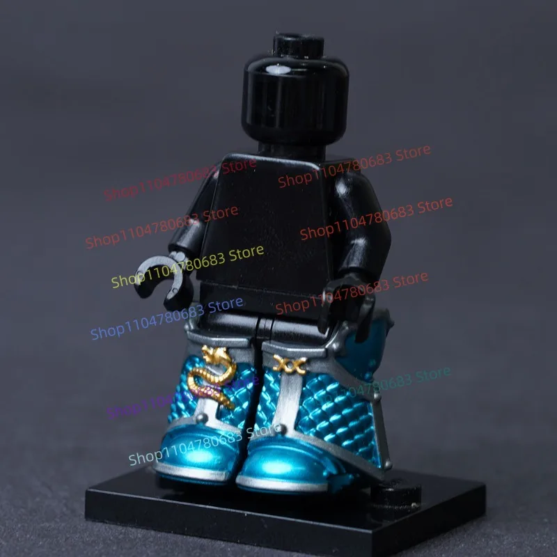 MOC Bouwstenen Mini Figuur Pulse Warrior Mech Robot Assemblagemodel Display Beeldje Cartoon Spel Accessoire Speelgoed Cadeau