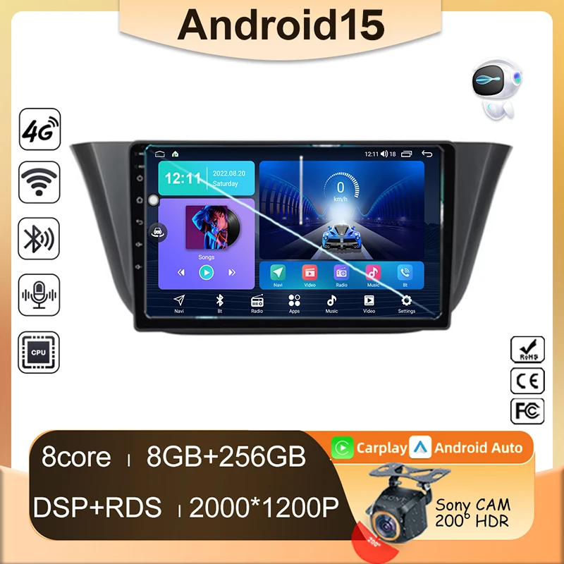 

Android 15 WIFI + 4G 360 камера Carplay Auto для Iveco Daily 2013 2014 2015 2016 2017-2021 автомобильный радиоприемник мультимедийный плеер GPS стерео