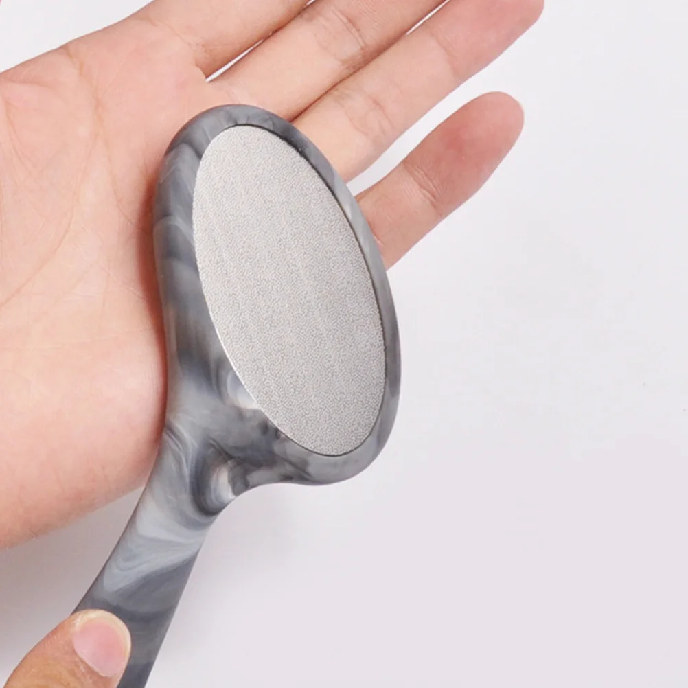 

1pc Double-Sided Foot File Callus Remover Dead Skin Removal Tool Stainless Steel Pedicure Scraper Foot Care Grooming Kit Nail