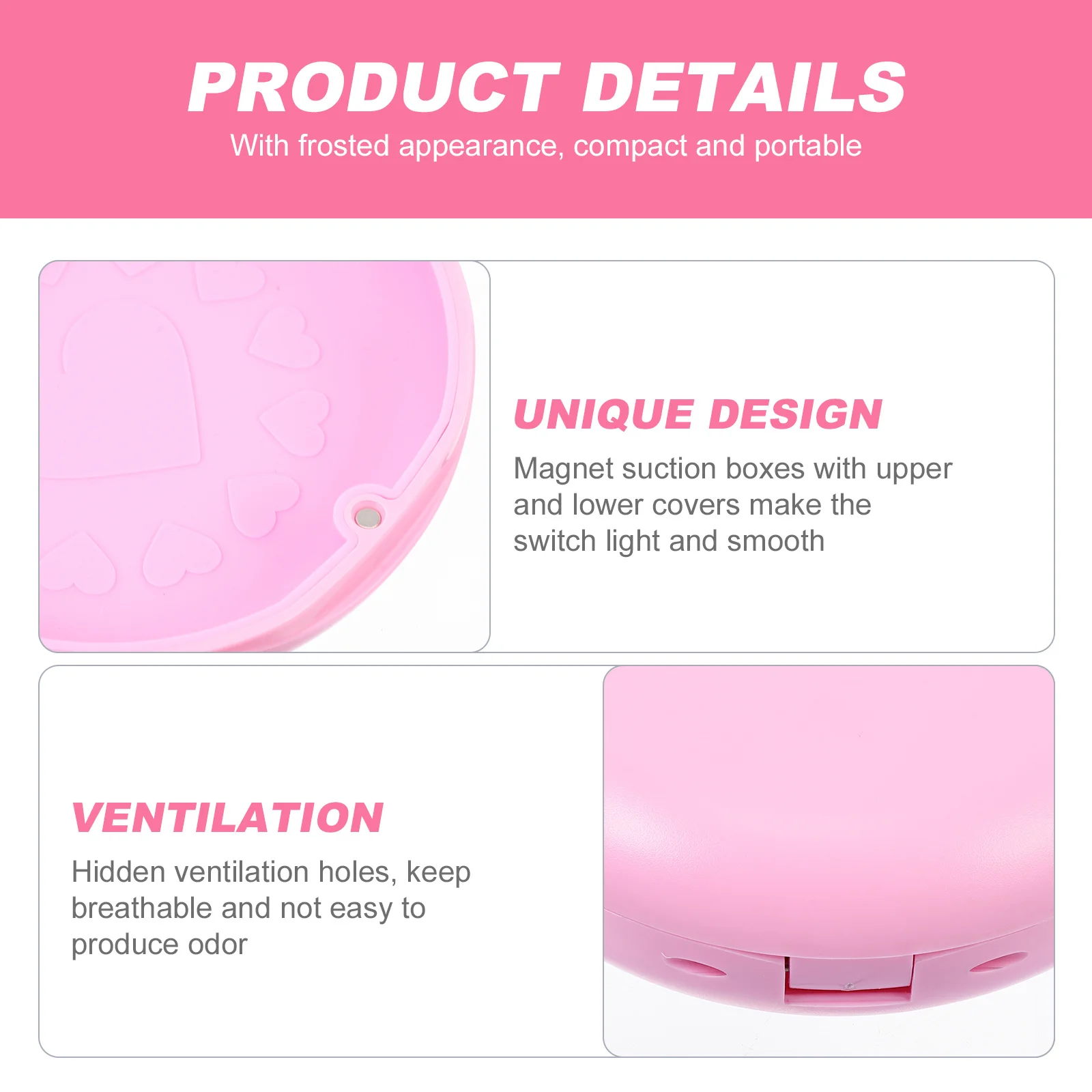 

Retainer Case Small Compact False Tooth Container Orthodontic Holder Portable Brace Box Easy Clean Safe Dentures Storage