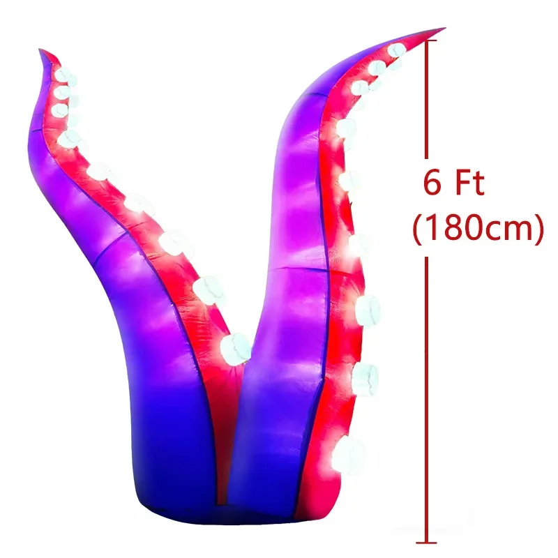 Halloween giant octopus tentacles inflatable decorations outdoor garden decoration