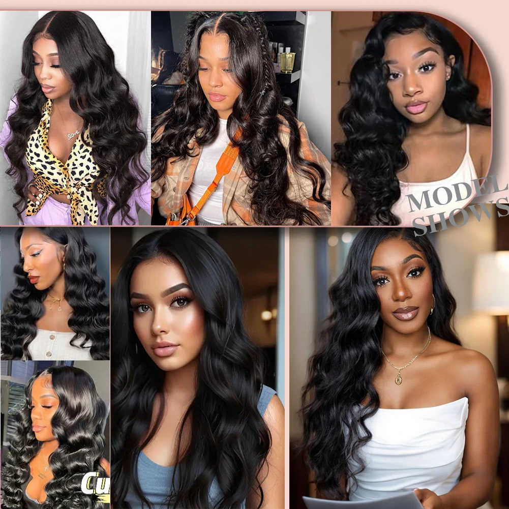 13x4&13x6&4x4 Lace Front Wigs Human Hair Body Wave  Pre Plucked 180 Density Lace Frontal Wigs Human Hair for Women