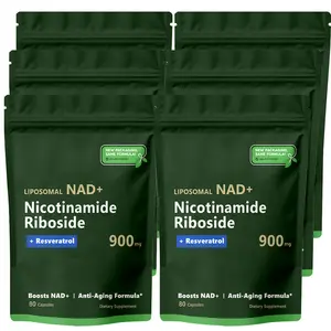 Bilashmart NAD Nicotinamide Nucleoside Resveratrol Quercetin High Purity NAD Supplement 80 400 Capsules
