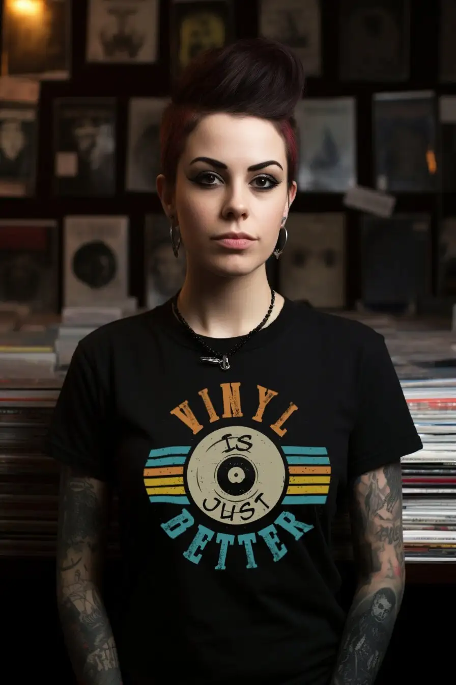 Vinyl Is Just Better T Shirt Lover Audiophile Retro Record Collector For Him Music