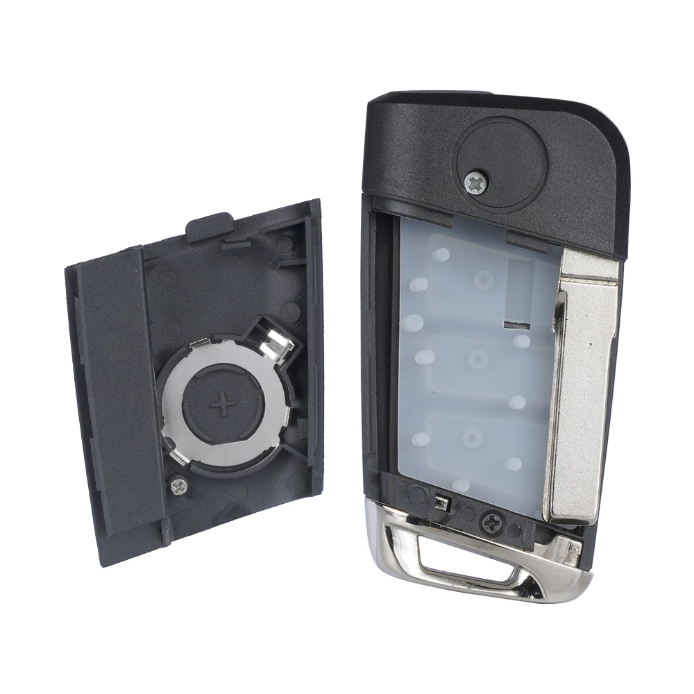 XNRKEY 3 button MQB Style Flip Remote Car Key Shell Case For Volkswagen Skoda Octavia A7 VW Golf Case cover