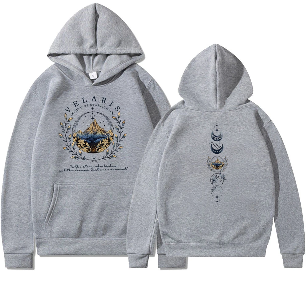 Unisex Velaris The City of Starlight Hoodie 2side Print Sarah J Maas ACOTAR SJM Sweater Throne of Glass Feyre Rhysand Hoodies