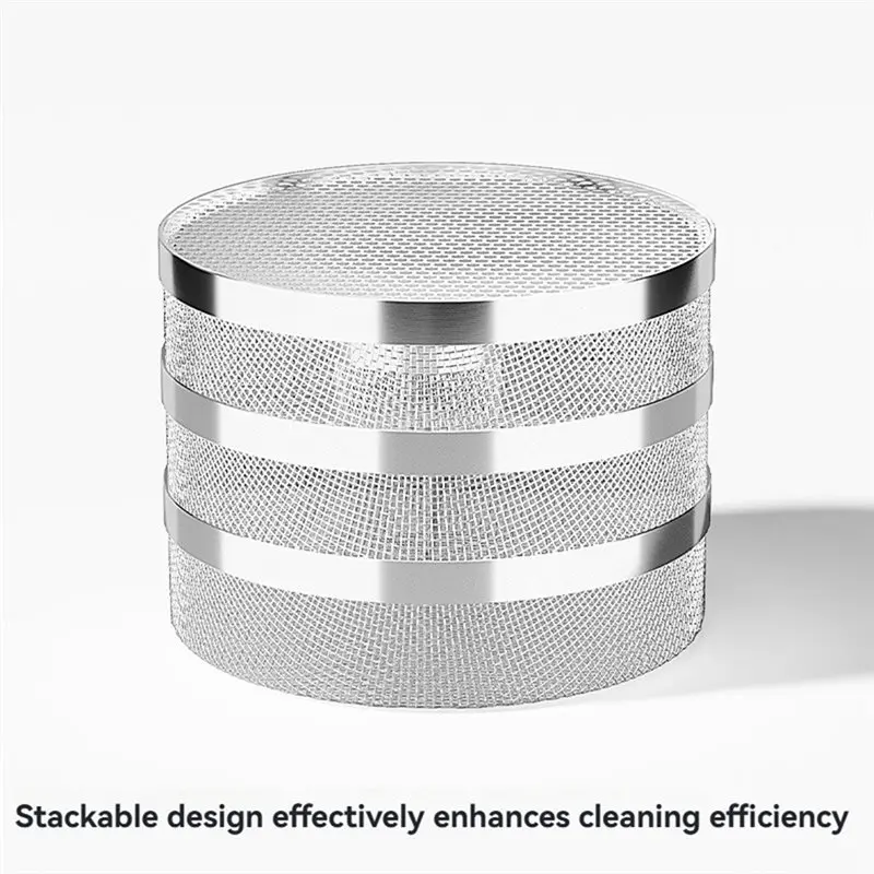 ABAH-Watch Cleaning Machine Basket Oil Mesh Movement Accessories Watch Repair Tools Watch Cleaning Basket For Watch Repair