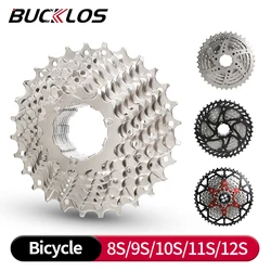 BUCKLOS 8/9/10/11 Speed Cassette Cogs MTB Road Bike Cassette Sprocket Freewheel 28T/32T/40T/46T/50T