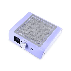 Wireless 85W Powerful Strong Suction Nail Dust Collector Vacuum 4500RPM Battery Nail Dust Cleaner With Replaceable Fitter