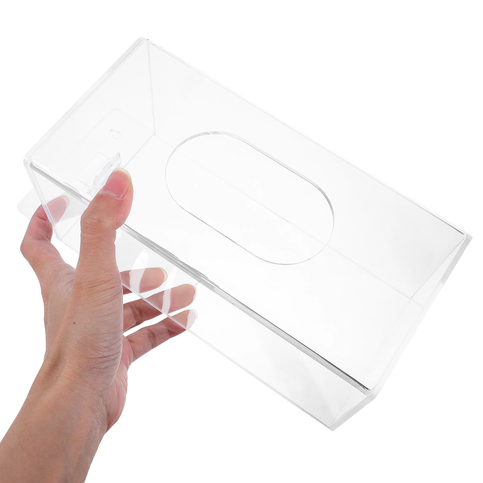 

Glove Storage Box Wall Mount Mask Holder Disposable Container Acrylic Lab Hospital Gloves Dispenser Box Mask Organizer