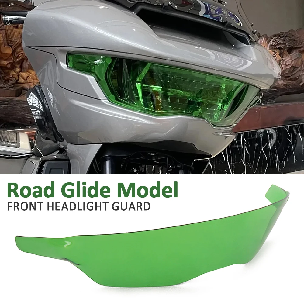

For Road Glide FLTRX CVO Road Glide FLTRXSE ST Headlight Cover Headlamp Protector Guard Fairing Motorcycle Accessories 2024
