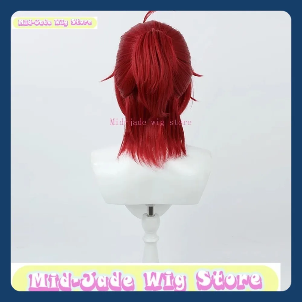 Tienda de pelucas de jade medio Honkai: Star Rail Luka, peluca de Cosplay, juego de Anime, accesorios de disfraz de Halloween, pelo sintético