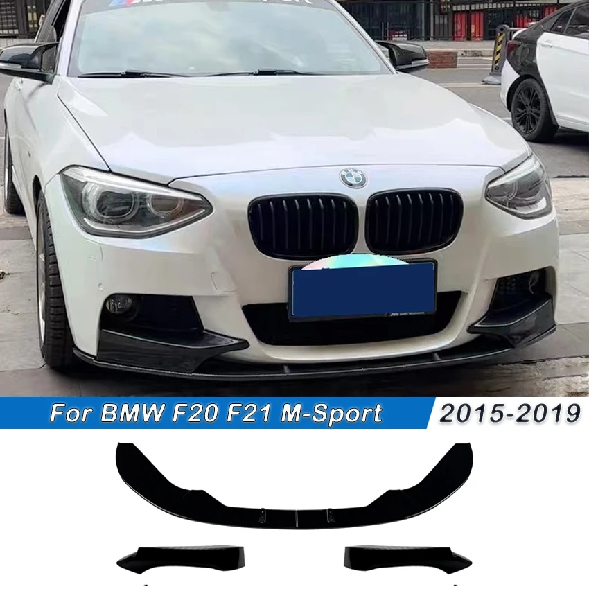 

Передний сплиттер-диффузор (накладка на бампер) для BMW F20 F21 120d 120i M135i M140i M-Sport 2015-2019 (до рестайлинга)