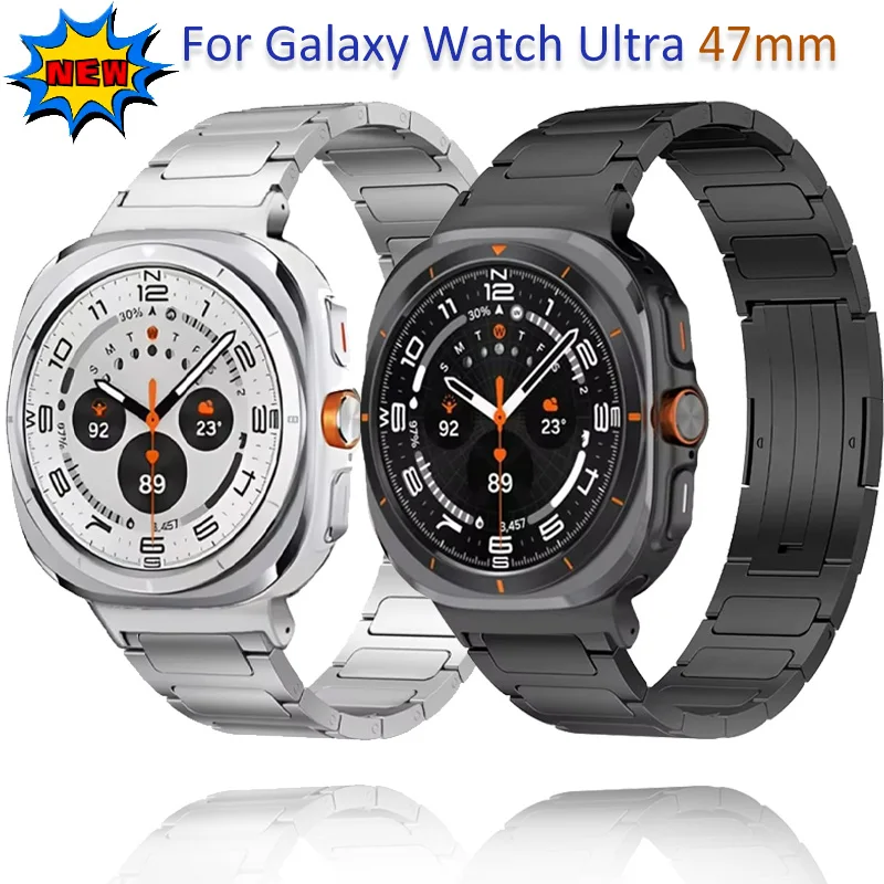 

Титановый легкий ремешок для Samsung Galaxy Watch Ultra 47 мм, металлический сменный браслет, ремешок для часов Galaxy Watch 7 Ultra Correa