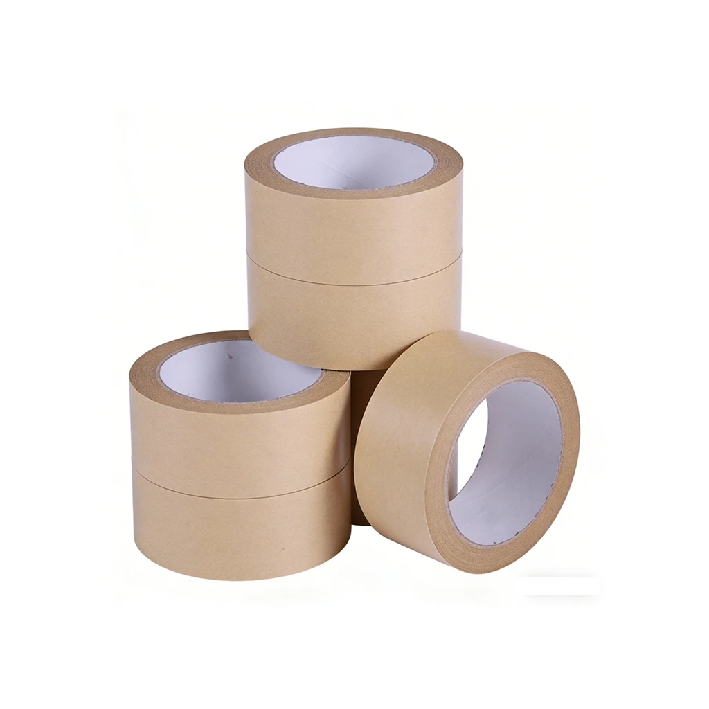 High Adhesion Kraft Paper Tape No Warping Tearable Packing Tape for Framing Art Painting Student Craft Customizable Thickened