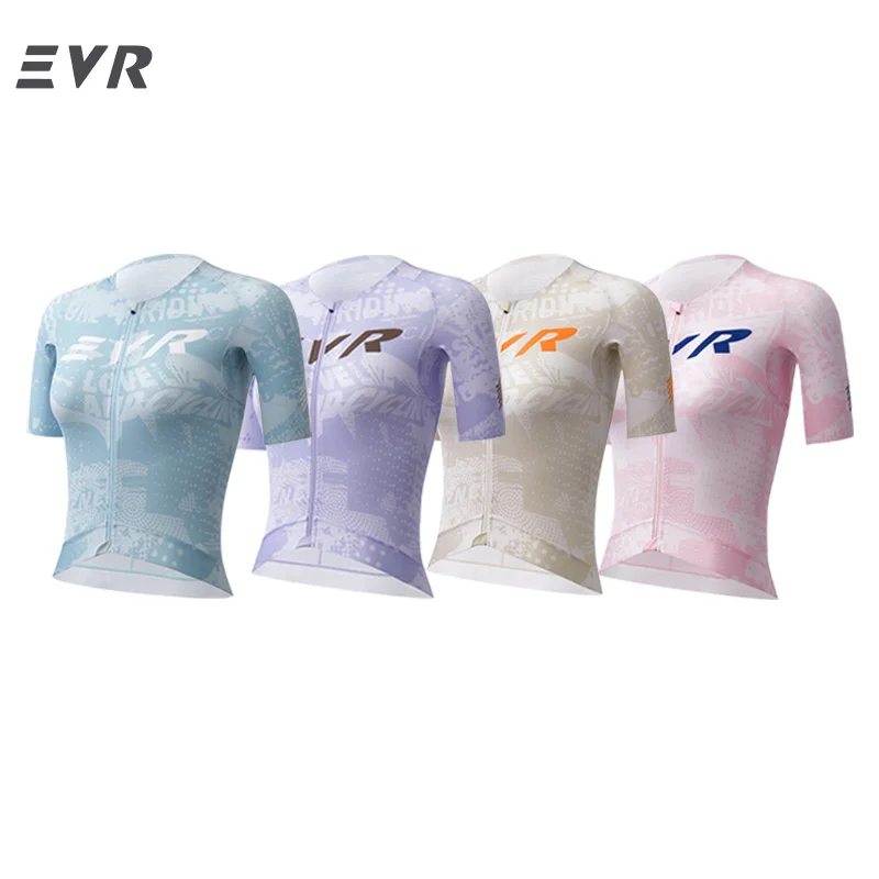 maillot-de-cyclisme-evr-pour-femmes-chemise-de-velo-respirante-a-manches-courtes-avec-4-poches-arriere-vetements-de-velo-de-route-d'ete-pour-femmes