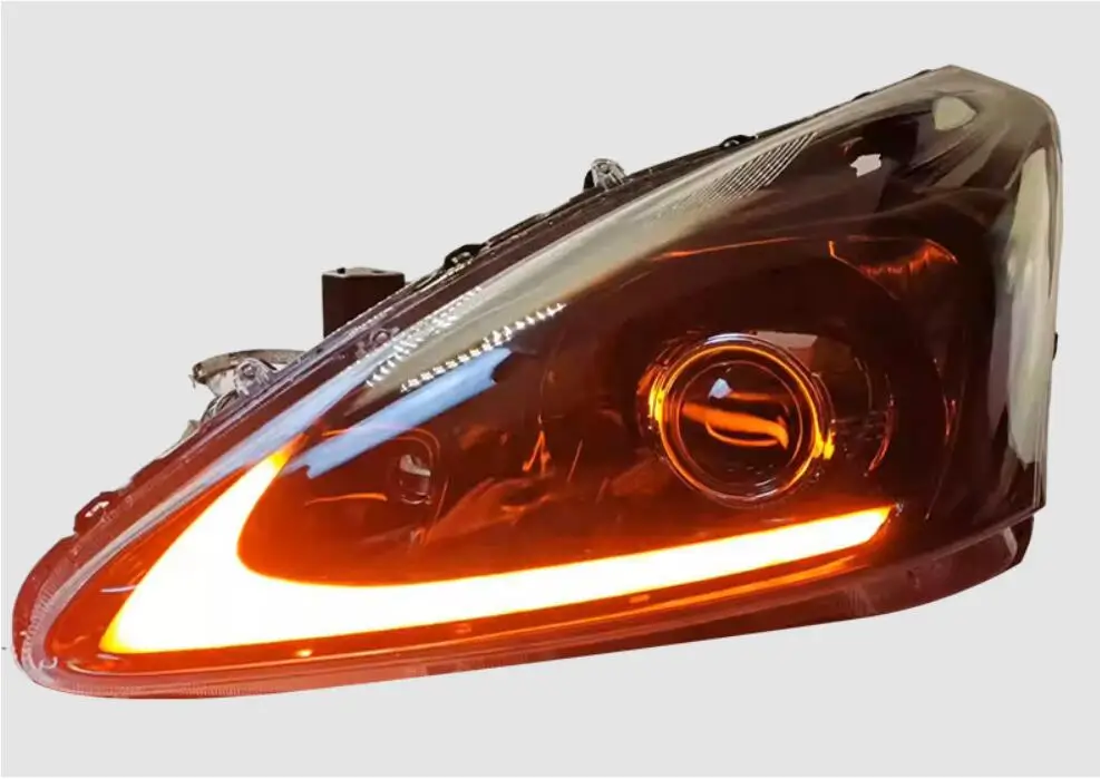 car bumper Micra headlamp for Nissan Tiida headlight 2011~2015y ALL IN LED DRL Tiida daytime running light head light