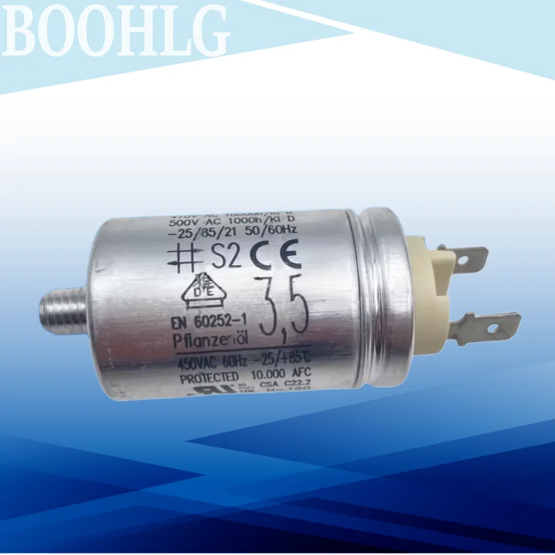 

1 шт. MAB MKP 3,5/500I/36 500 В 3,5 мкФ взрывозащищенный пусковой конденсатор