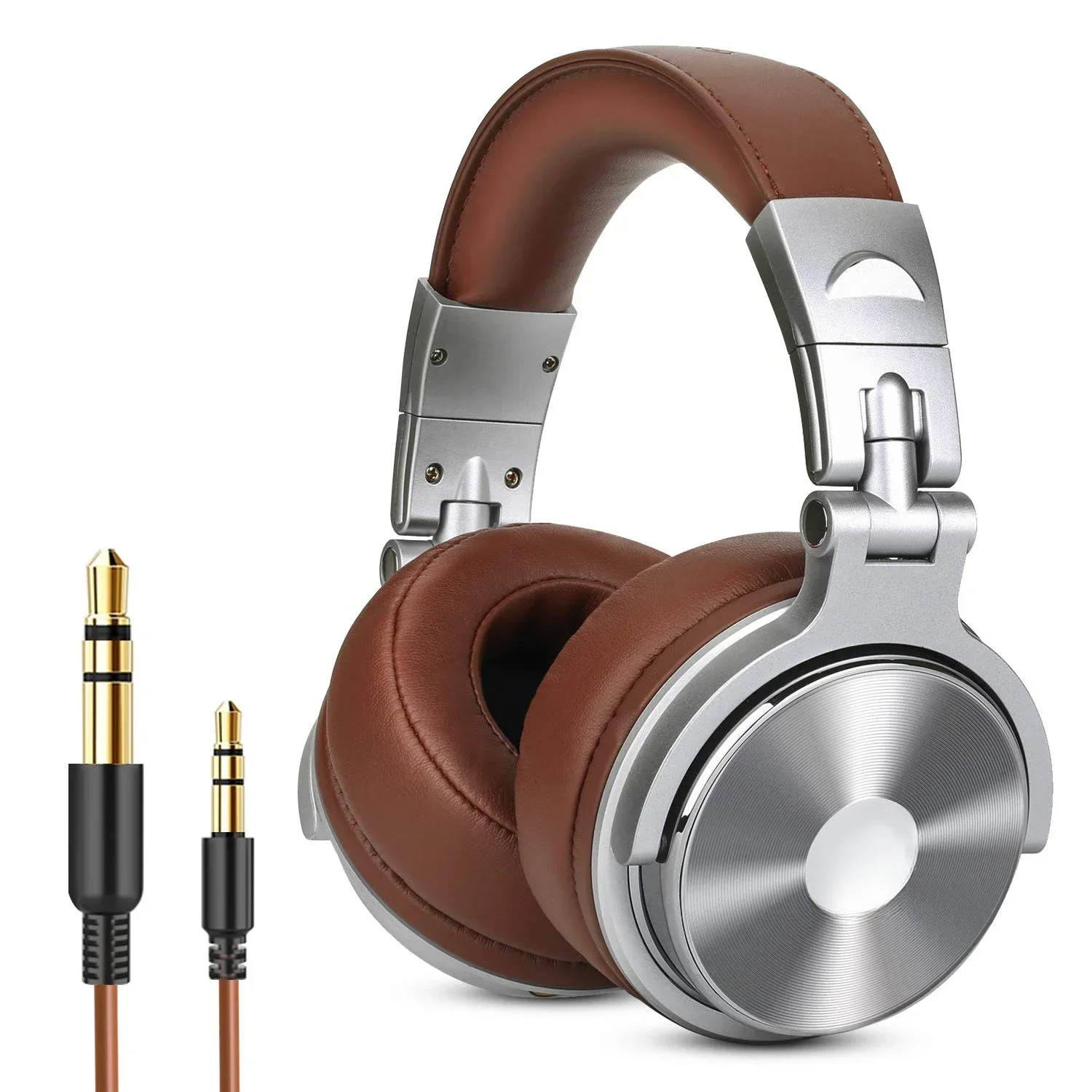 2025 المهنية ستوديو DJ سماعات مع ميكروفون فوق الأذن سماعات أذن سلكية شاشات HiFi سماعة الألعاب قابلة للطي رائجة البيع