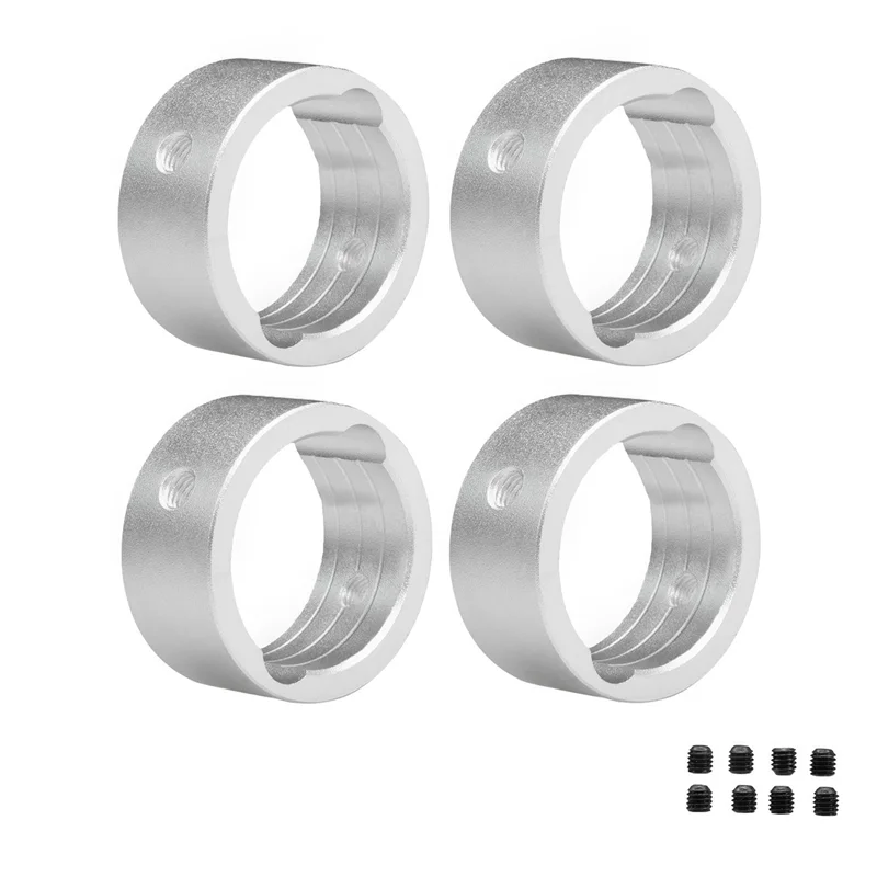 

KKZ-Outdrive Cup Protect Ring Drive Cup Sleeves Set for TRAXXAS 1/6 4WD XRT 8S-78086-4 TRaxxas Rc Upgrade Parts Silver