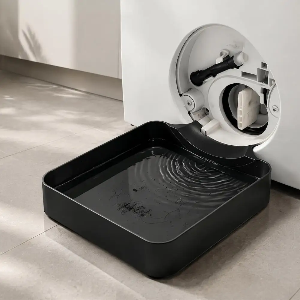 Washing Machine Drain Tray Plastic Drainage Water Tray Front-load Washing Machine Drain Pan Universal Washer for Basements