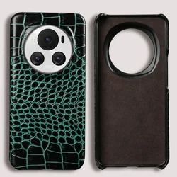 Genuine Leather Cover Phone Case For Honor Magic6 Pro Pura70 Ultra 70Pro Mate50 p60Pro p30 Lite Cowhide Fundal Back Shell capa