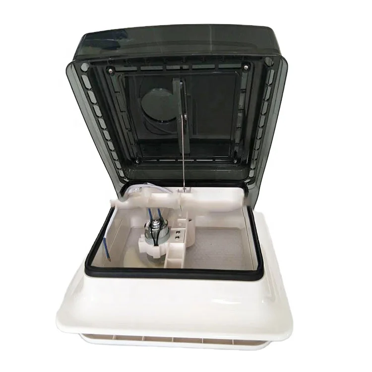 

RV Roof Vent Fan 12V Motorhome Exhaust Ventilation Low Profile Camper Van Trailer Boat with Cover