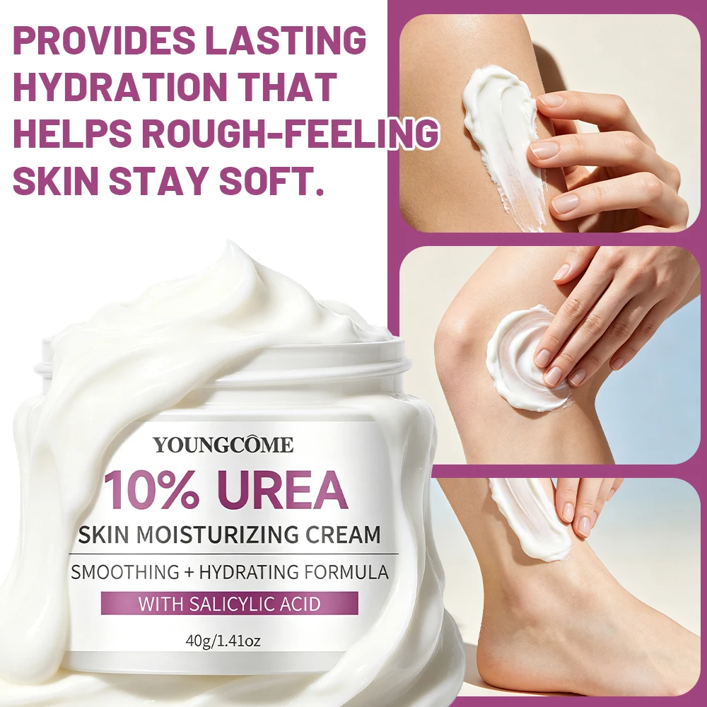 Feuchtigkeitscreme YOUNGCOME 10% Urea Hautcreme mit Salicylsäure, langanhaltende Feuchtigkeitsbarriere, Unterstützung der Körperpflege, feuchtigkeitsspendend – Detail 10