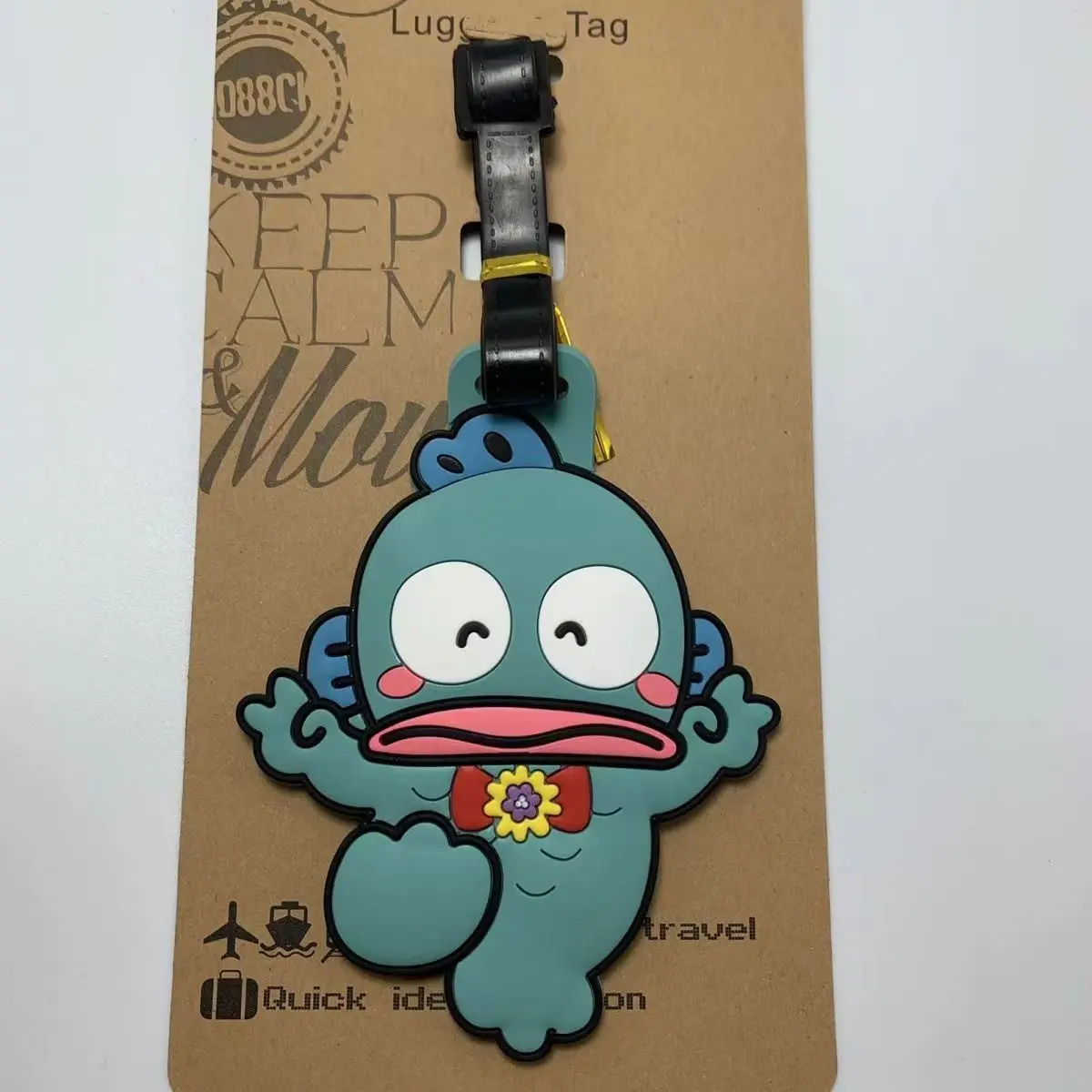 Etiqueta de equipaje de PVC, etiqueta portátil de dibujos animados, Kuromi Melody, accesorios de viaje, Maleta, venta al por mayor, gran oferta