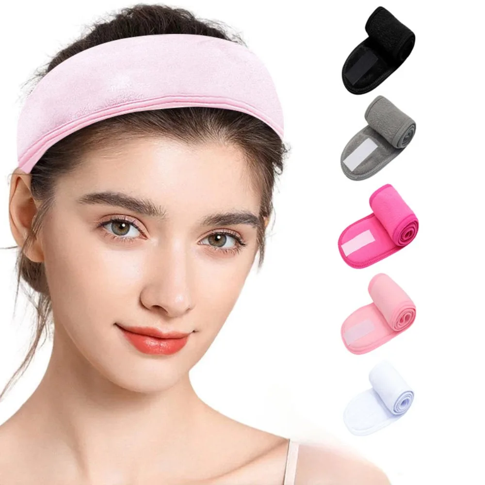 Adjustable Eyelash Extension Headband Make Up Headband Face Washing Facial Adjustable Headband Bath SPA Facial Care Tools