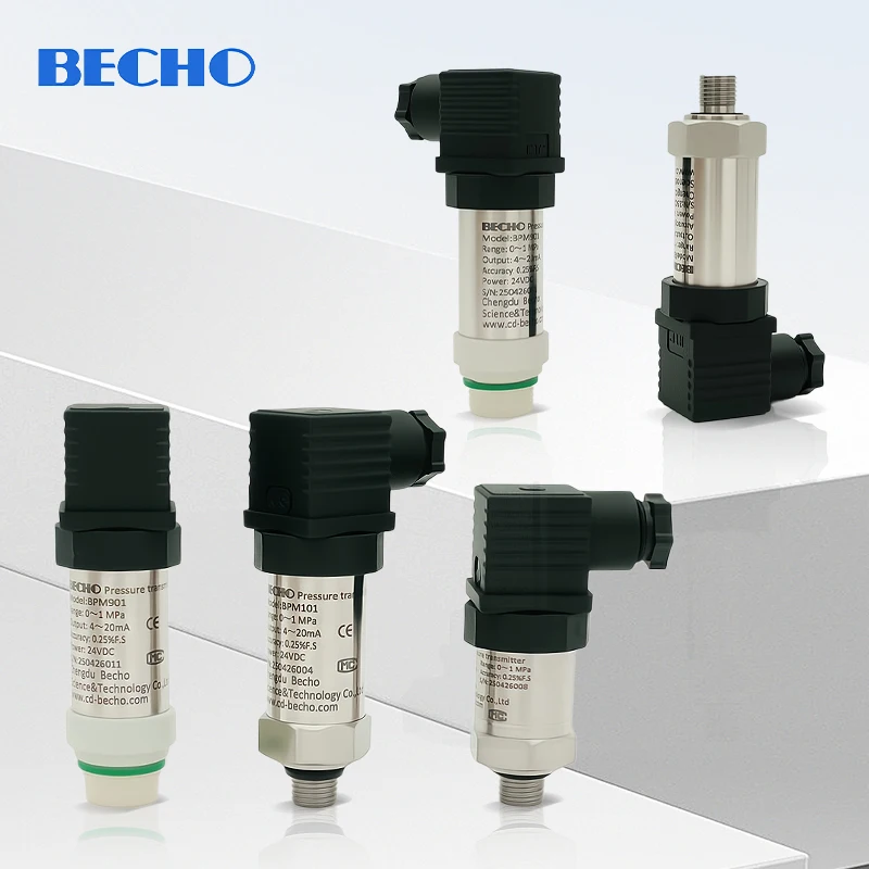0.2%/0.5% Accuracy Anti-interference Corrosive Media Compatible 316L Stainless Steel Pressure Sensor for Industrial Application