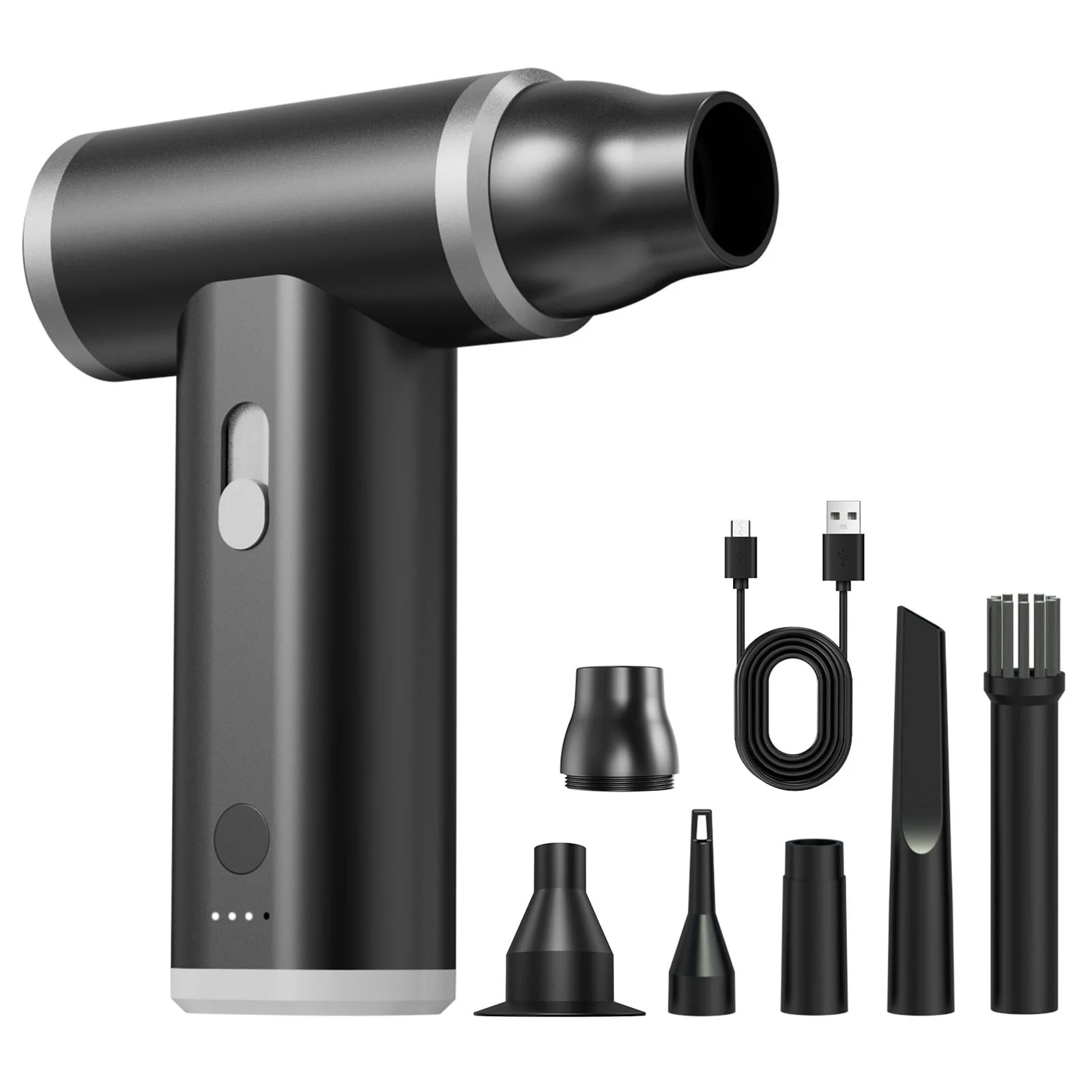 

For Outdoor Camping 120000 RPM Air Duster Cordless Compressed Air Duster Outdoor Camping Essentials Built-in Battery 4000mAh