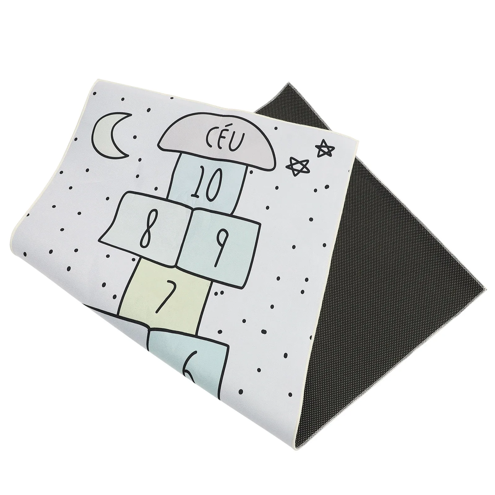 

Game Mat 75x161CM Deep Gray Checkers Blanket Non Slip Crawling Pad Bedroom Living Room Kids Game Gaming Toy Polyester