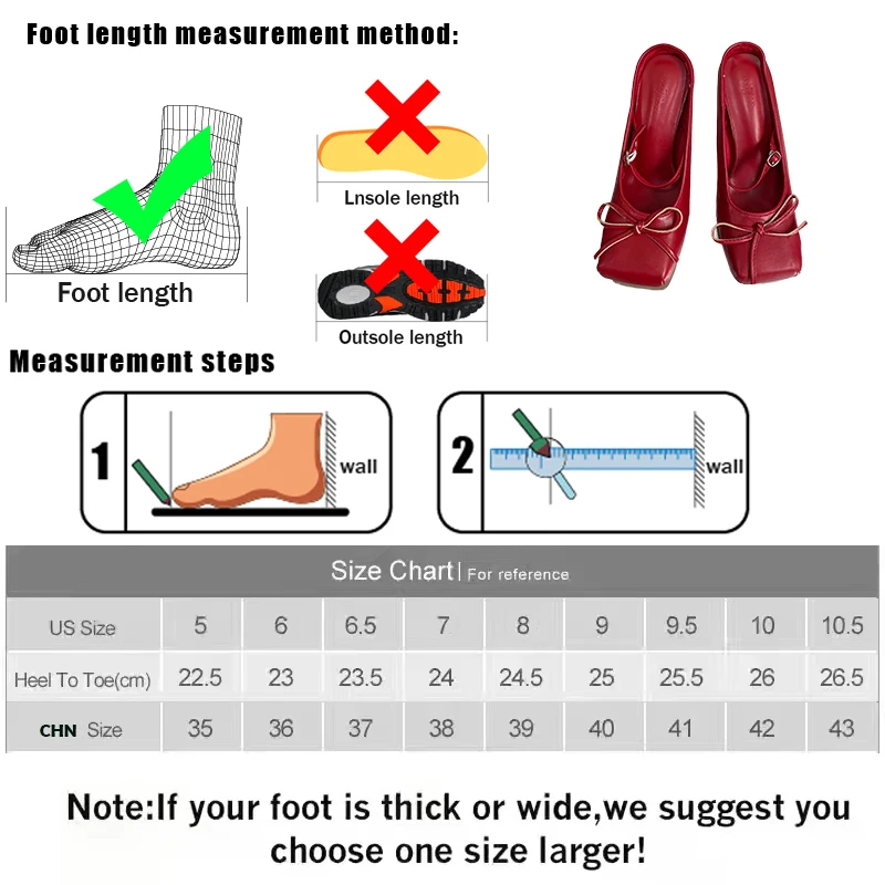 Moda femminile farfalla-nodo signore sottili tacchi alti diapositive scarpe nuovo 2024 scarpe rosse pompe donna tacchi muli scarpe pantofole