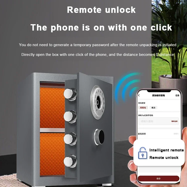 Bank Money Steel Deposit Safe Box โลหะทนไฟ Home Office Mechanical Money แล็ปท็อปปลอดภัย