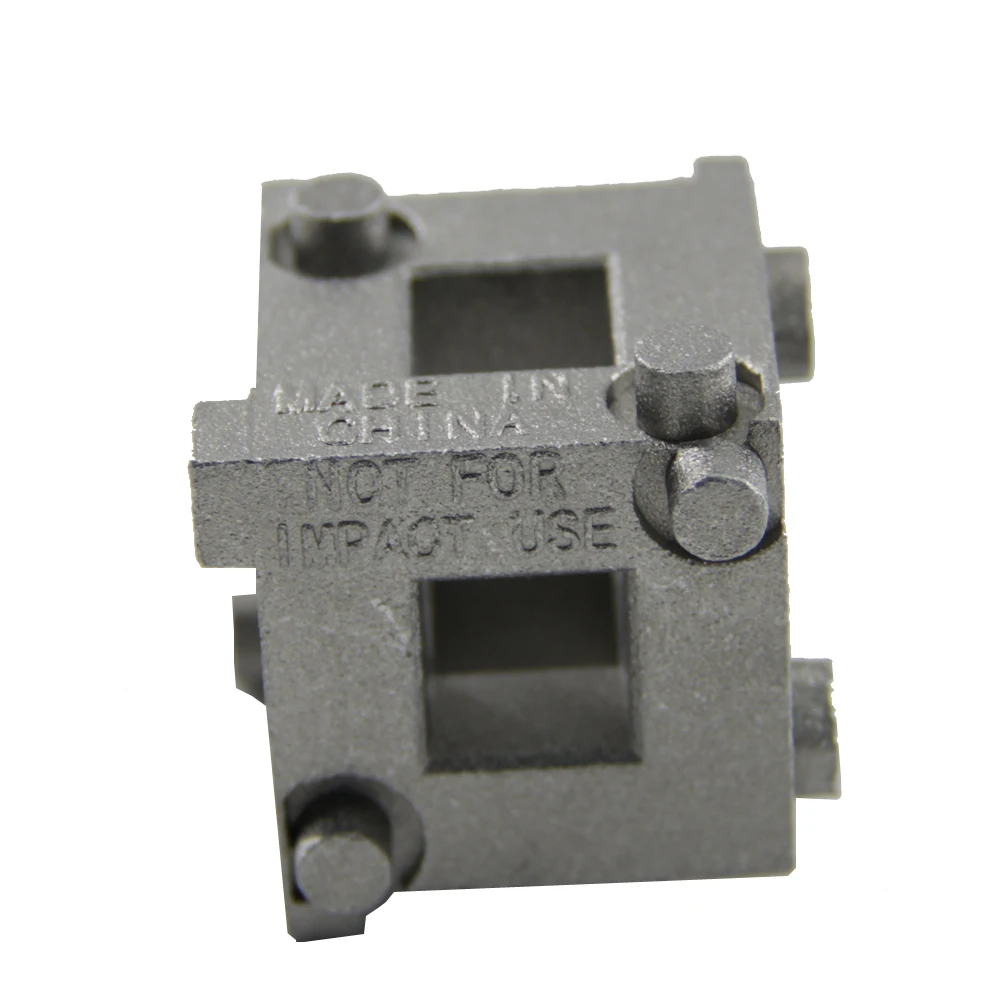 Herramienta de repuesto de pastilla de freno de 3/8 ", herramienta esparcidora de pistón de freno, herramientas adaptadoras de pinza de cubo trasero de viento Universal para vehículo