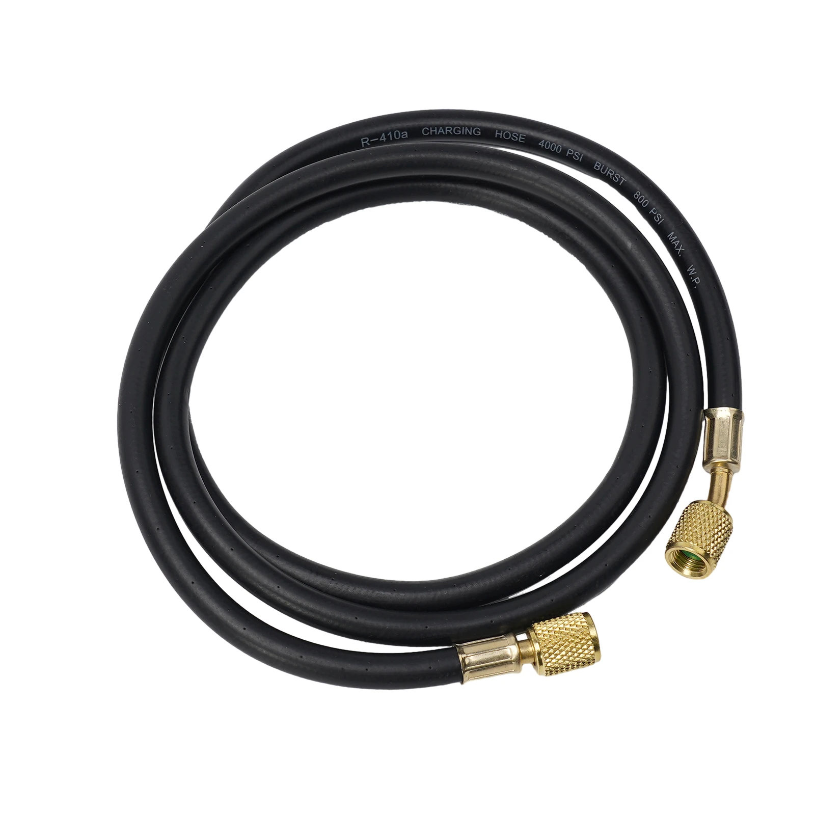 59inch AC 800PSI Refrigeration Charging Hose Guage HVAC 1/4 SAE R410a R134a With Low Loss Fittings Plumbing Brass Rubber