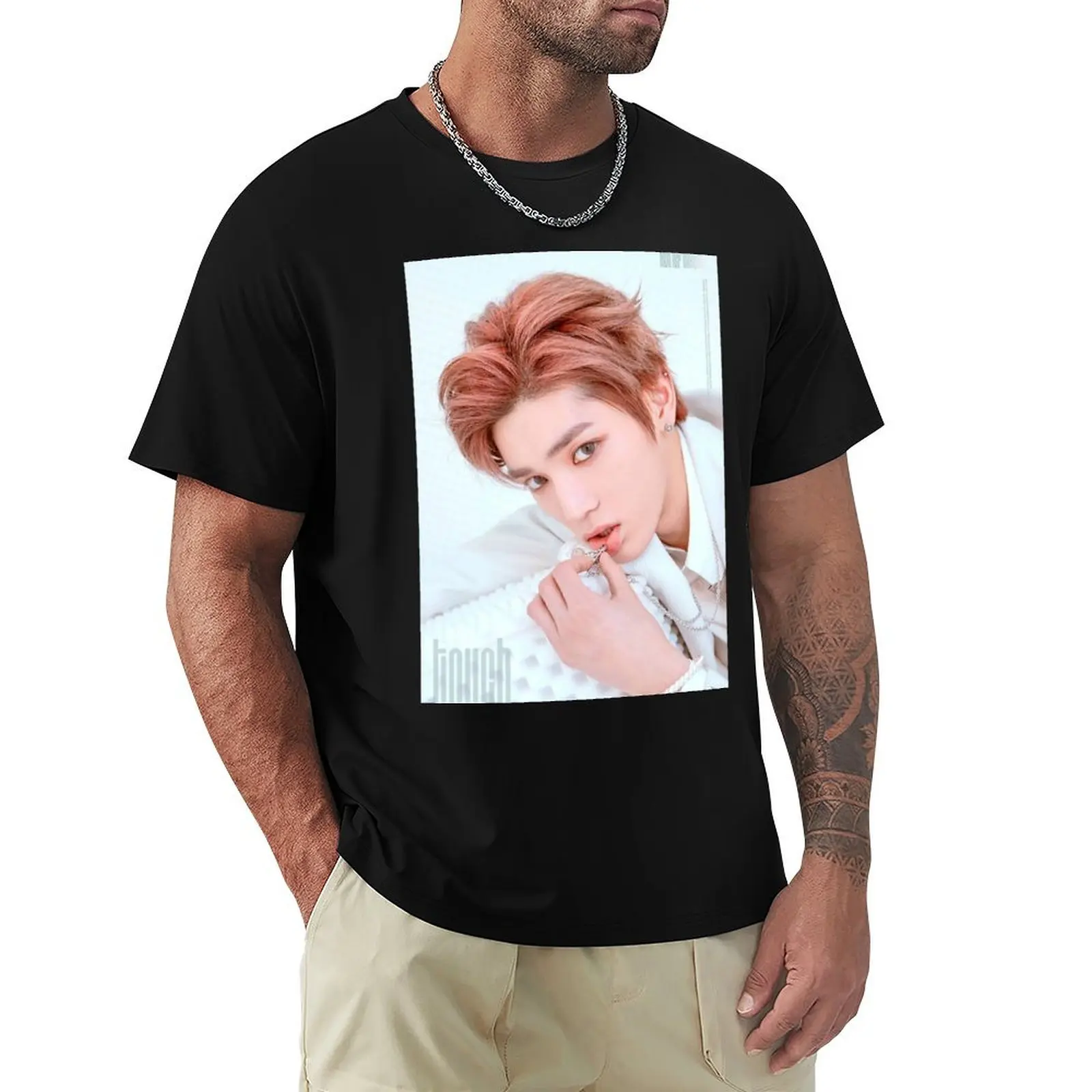 

NCT 127 TOUCH Taeyong T-Shirt graphic shirts customs design your own summer tops slim fit t shirts for men