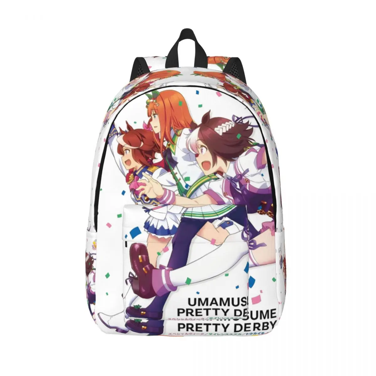 

Umamusume Pretty Derby Casual Backpack Outdoor High School Business Special Week Daypack for Men Women College Shoulder Bag