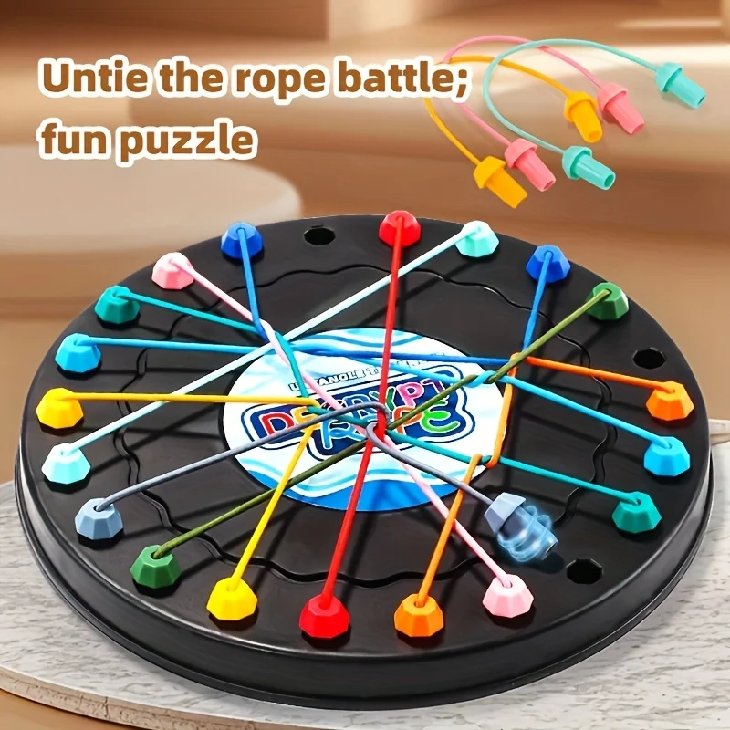 

Rope Challenge Puzzle Set Is A Logic Training Game Focused on Solving Complex Knots Educational Toy for Interactive Activities