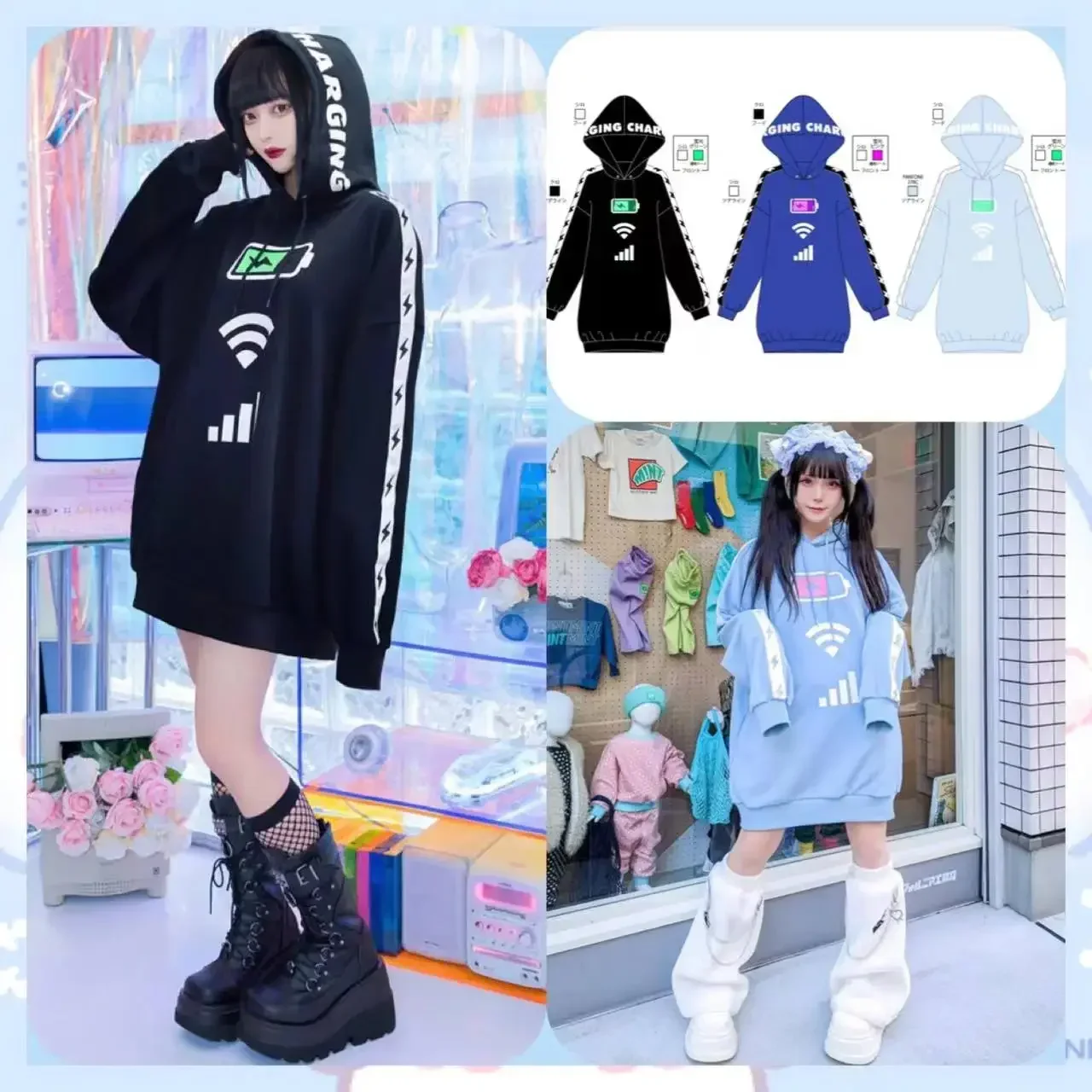 2023 Frühling und Herbst Frauen Pullover neuen japanischen Stil Harajuku Mine Serie lässig Hoodie Mode lose Sweatshirt für Dame