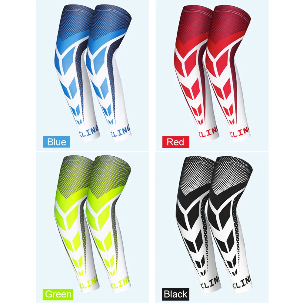 1Pair Unisex Summer Cooling Arm Sleeves Cover UV Sun Protection Anti-slip for Outdoor Sports Running Fishing Cycling Sleeves