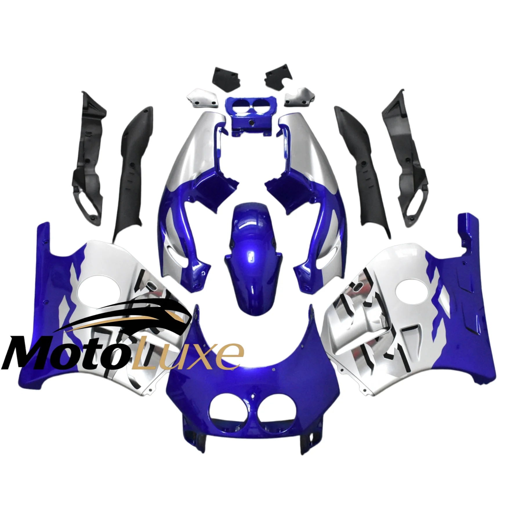 Motorcycle Unpainted Bodywork Fairing Components ABS Injection Plastic parts For CBR250RR CBR 250 RR MC22 1990 1991 1992 1993 94