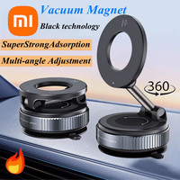 Xiaomi Strong Magnetic Phone Holder Foldable Design 360° Adjustable Vacuum Phone Mount For Car Desk Bathroom Magnetic Bracket
