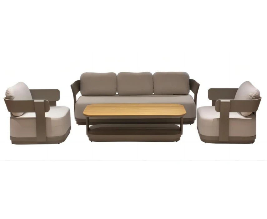 

Luxury High Quality Aluminum Outdoor Sofa Set for Outdoor Furniture for Living Room Hotel Villa Park Courtyard