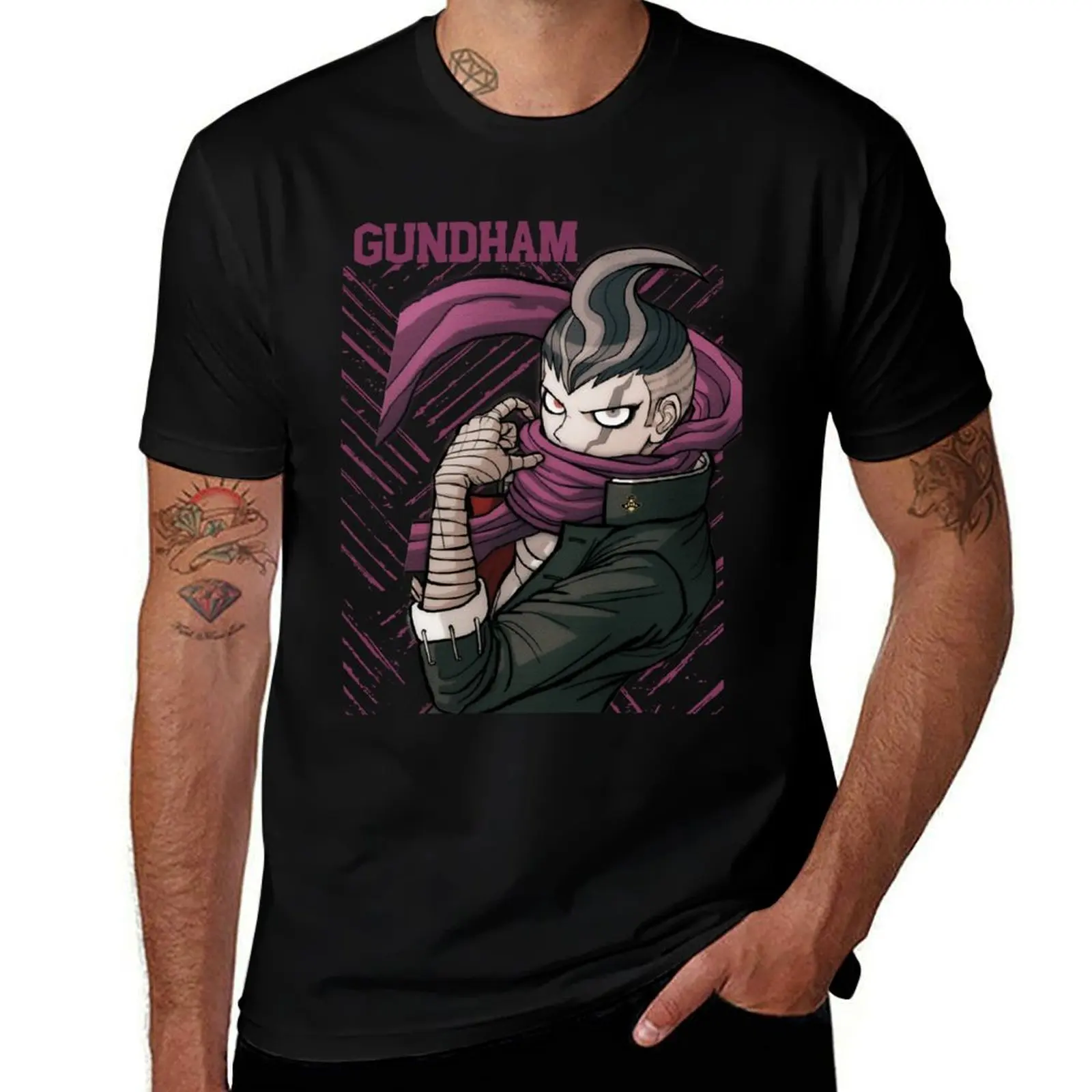 

gundham tanaka T-Shirt t shirts for man cotton anime t shirts oversize