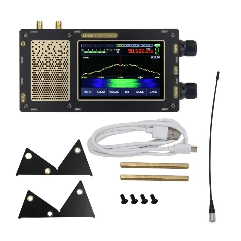 

Портативная коротковолновая радиостанция Malachite-DSP1 с 3,5-дюймовым сенсорным экраном IPS P8DC